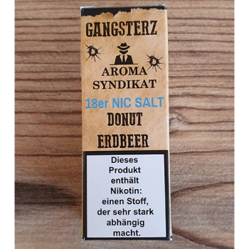 Gangsterz - Donut Erdbeer - Nikotinsalz