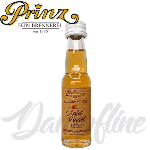 Prinz - Apfelstrudel Likör Miniatur