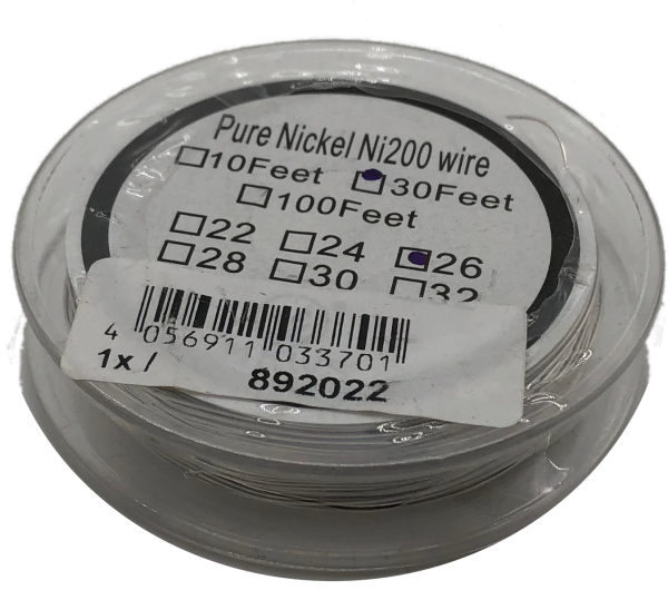 Pure Nickel Ni200 wire