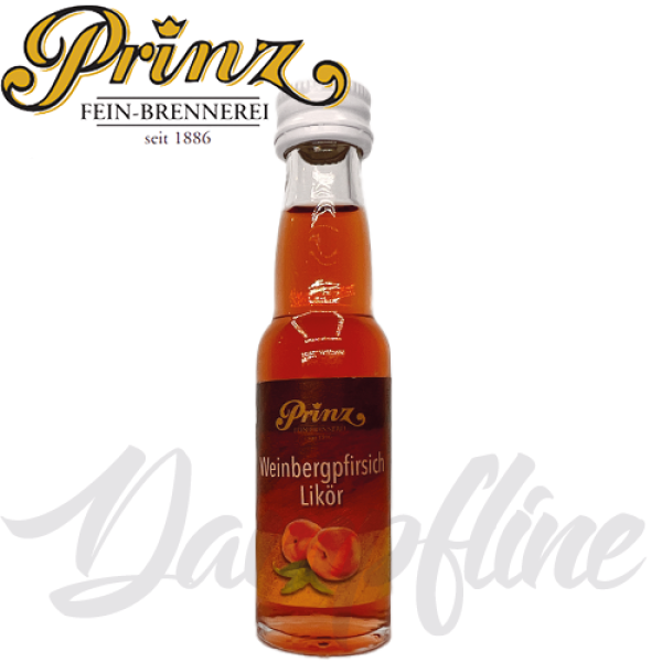 Prinz - Weinberg-Pfirsich Likör Miniatur